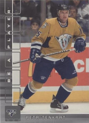 2001-02 In the Game Be A Player Memorabilia - Petr Tenkrat #412