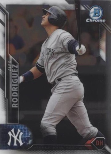2016 Bowman Chrome - Alex Rodriguez #61
