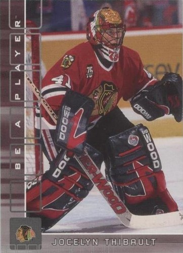 2001-02 In the Game Be A Player Memorabilia - Jocelyn Thibault #12