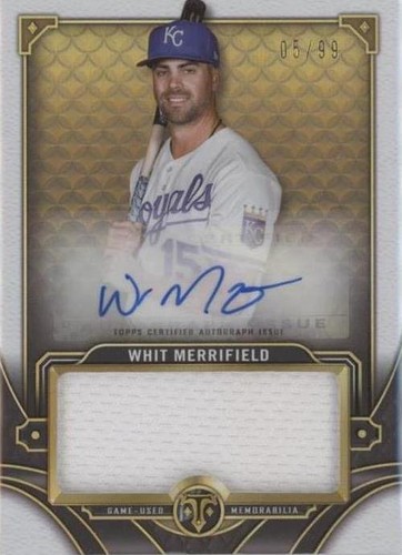 2022 Topps Triple Threads - Whit Merrifield #ASJR-WM
