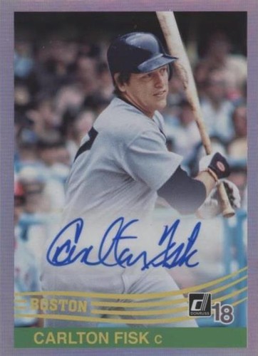 2018 Panini Donruss - Carlton Fisk #84S-CF