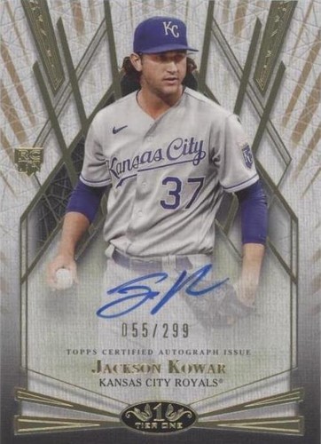2022 Topps Tier One - Jackson Kowar #BOA-JK
