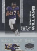 2007 Leaf Certified Materials Demetrius Williams #CP-3
