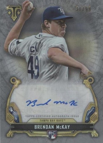 2020 Topps Triple Threads - Brendan McKay #RAC-BM