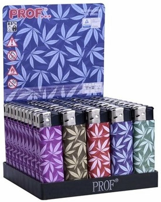 Scatola Da 50 Pz - Accendini In Plastica Con La Pietrina