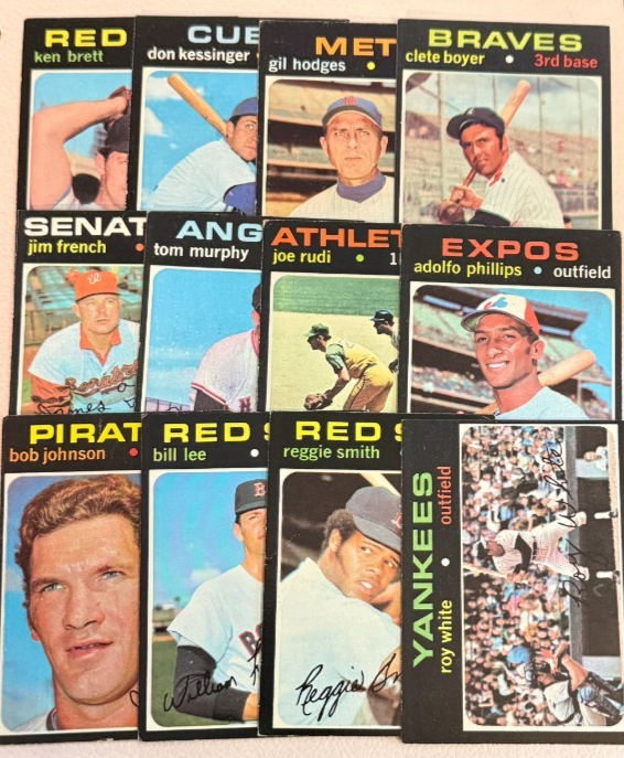 1971 Topps Baseball Pick & Choose - Complete Your Set