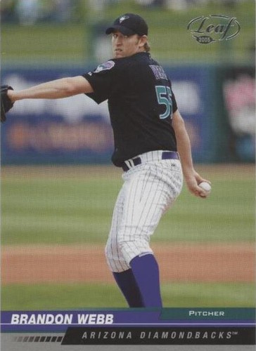 2005 Leaf - Brandon Webb #10