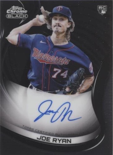 2022 Topps Chrome Black - Joe Ryan #CBA-JRY