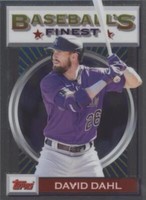 2020 Topps Finest Flashbacks - David Dahl #76