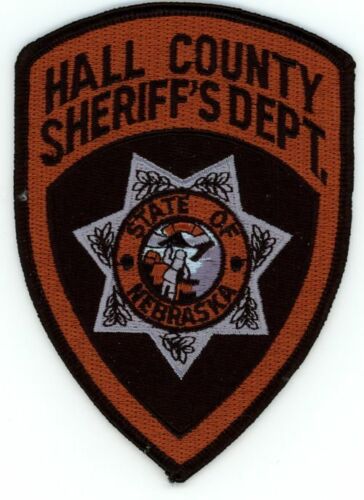 NEBRASKA NE HALL COUNTY SHERIFF NICE PATCH POLICE