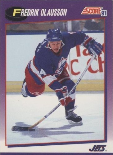 1991-92 Score American - Fredrik Olausson #18