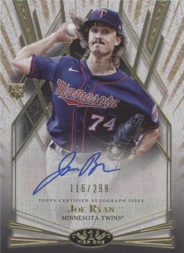 2022 Topps Tier One - Joe Ryan #BOA-JRY