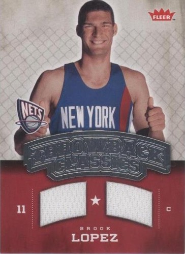2008-09 Fleer - Brook Lopez #NBA-BL