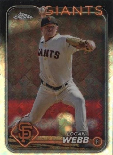 2024 Topps Chrome Logofractor Edition - Logan Webb #168
