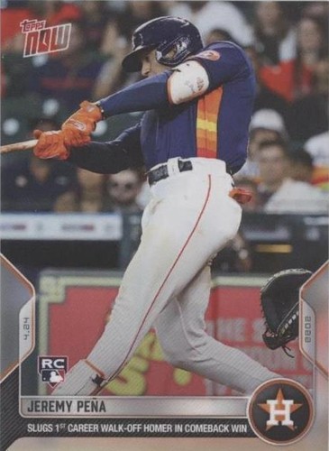 2022 Topps Now - Jeremy Pena #91
