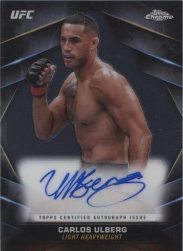 2024 Topps Chrome UFC - Carlos Ulberg #CVA-CUL