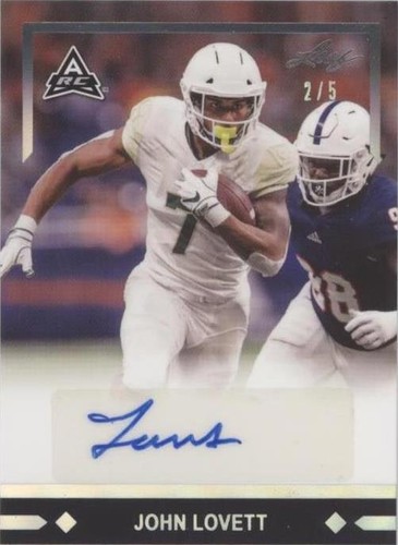 2021 Leaf Memories John Lovett #GLR-JL1