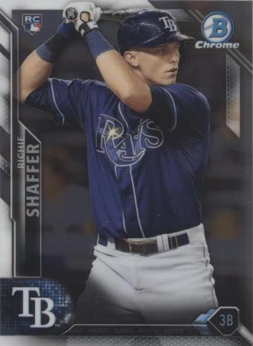 Bowman Chrome 2016 - Richie Shaffer #133