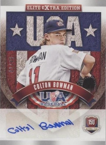 2015 Panini Elite Extra Edition - Colton Bowman #19