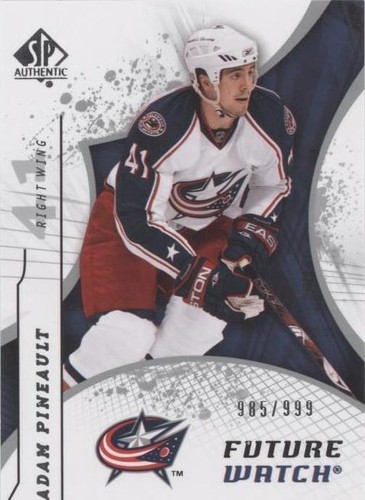 2008-09 SP Authentic - Adam Pineault #215