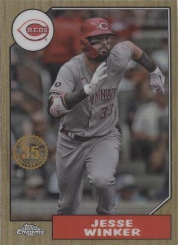 2022 Topps Chrome - Jesse Winker #87BC-16
