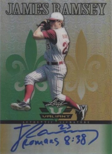 2012 Leaf Valiant - James Ramsey #VA-JR1