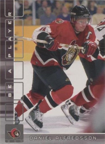 2001-02 In the Game Be A Player Memorabilia - Daniel Alfredsson #62