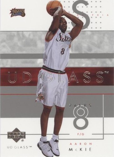 2002-03 UD Glass - Aaron McKie #65