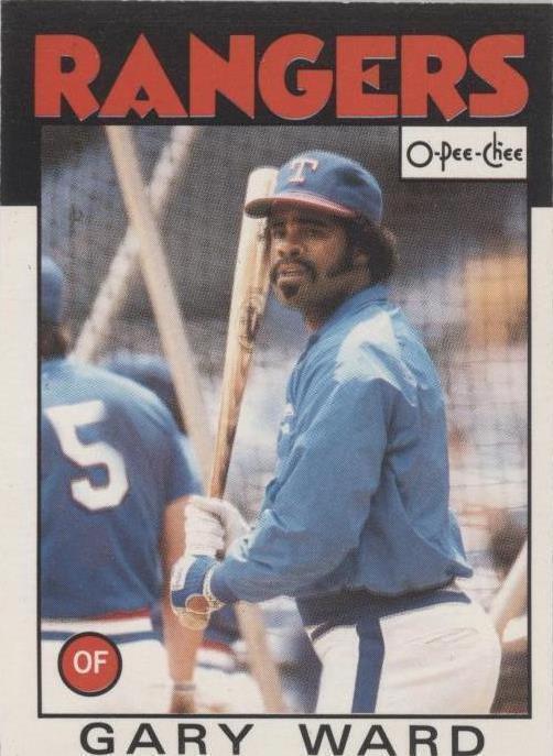 1986 O-Pee-Chee - Gary Ward #105
