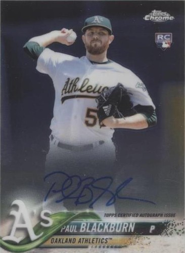 2018 Topps Chrome - Paul Blackburn #RA-PB
