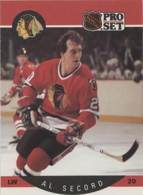 1990-91 Pro Set - Al Secord #60