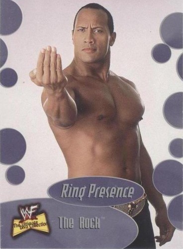 2001 Fleer WWF The Ultimate Divas Collection - The Rock #56