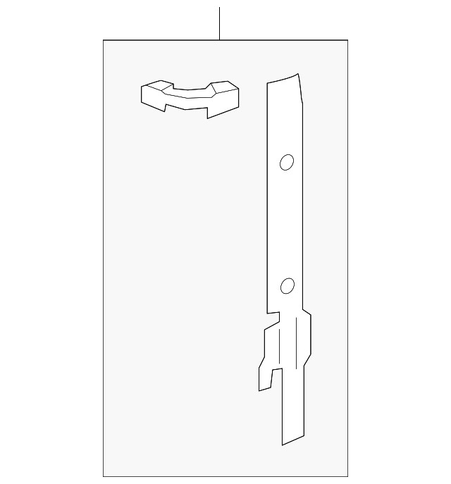 Genuine Ford Filler Panel KB3Z-2141050-A