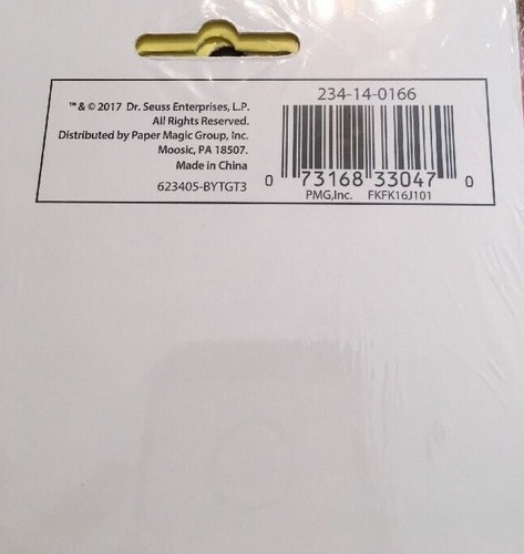 Dr. Seuss Cat In The Hat Lenticular Hologram Stickers Teacher Reward 5 pcks