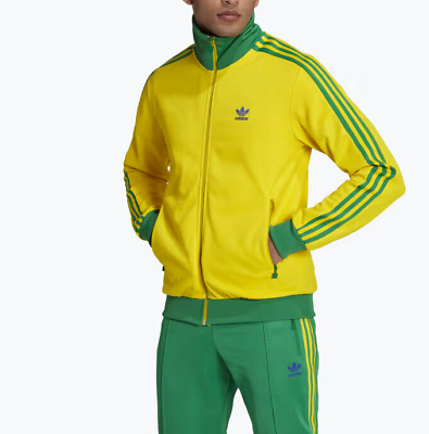 Adidas Originals Beckenbauer Nations Track Top HK7410 Brazil Men's New