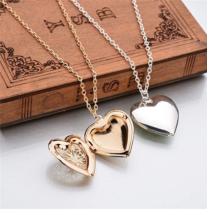 Кулон сердце с фото купить в брянске Купить Wholesale 925 Sterling Silver Locket Heart Love Necklace Photo Picture 18