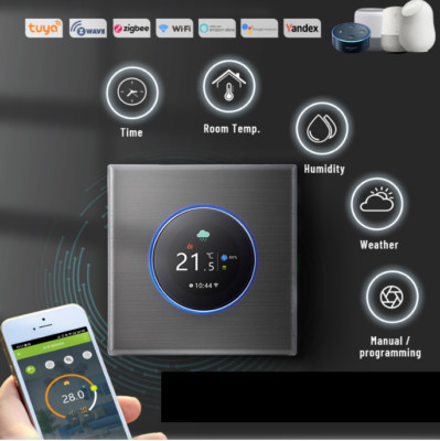 BHT-7000 Smart Knob Thermostat Wifi Type Works with Alexa and Google Assistant