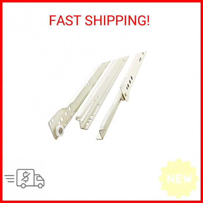 Liberty D68814C-W-TX 14-Inch Bottom Mount Drawer Slide, Whit
