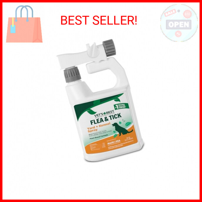 Vet's Best Flea and Tick Yard and Kennel Spray - kills Mosqu