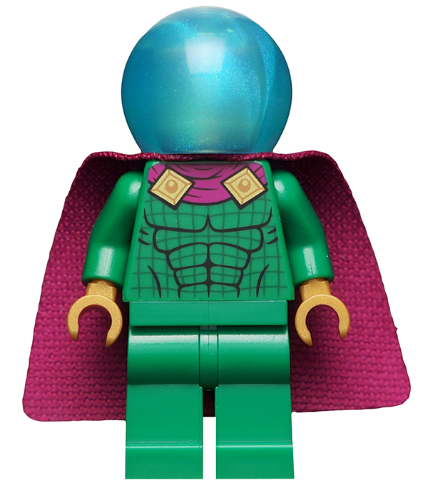 ケミー New LEGO Minifigure - Mysterio Light Gray Head - Marvel