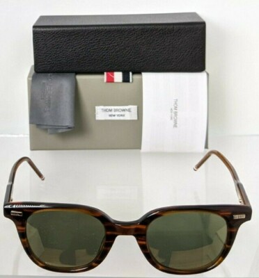 Pre-owned Dita Brand Authentic Thom Browne Sunglasses Tbs 405-b-t Wlt Tb405 Brown Frame In Green