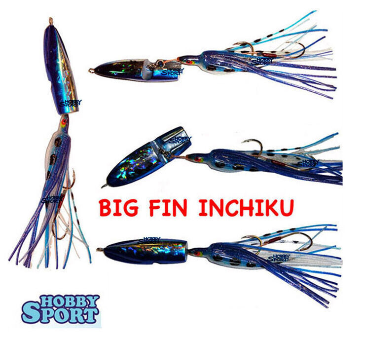INCHIKU BIGFIN HOTS JAPAN 120 GR BLUE SARDINE PESCA MARE  BARCA
