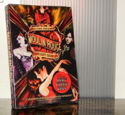 MOULIN ROUGE 2001 DELUXE 2 DVD SET in SLIPCASE THX nicole kidman ewan mcgregor 