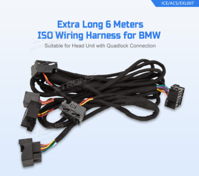For BMW E38 E39 E46 ISO Wiring Harness Car Stereo Adapter Connector Radio XTRONS