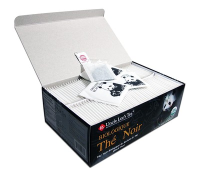 Uncle Lees Organic Legends of China Black Tea Bags Herbal Supplement 100 Count