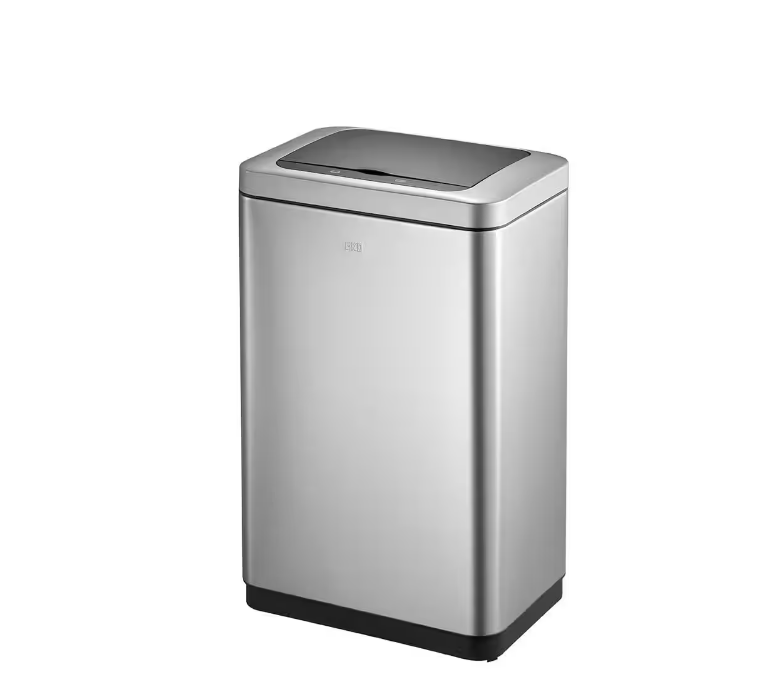 EKO Bravia Stainless Steel 50 Liter/13.2 Gallon Motion Sensor Trash Can