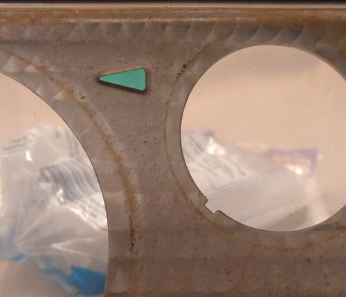 1970-1981 Pontiac Trans Am Firebird dash bezel turn signal green lens discs