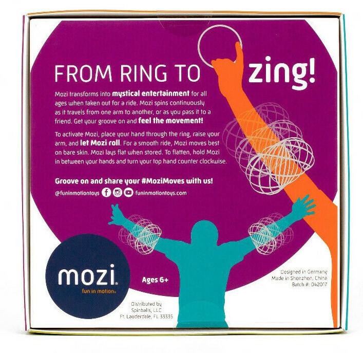 Mozi Amazing Geometric Arm Spinner Ring Toy, Flow ring toroflux
