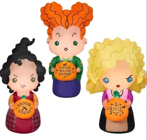 WZMPA Hocus Pocus Kosmetiktasche – Sanderson Sisters Design, 23x17 Cm – Aus Baumwoll-Leinen, Wasserdicht