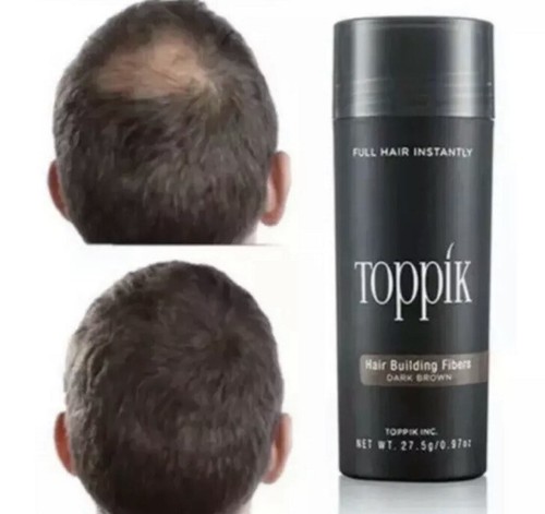 Toppik 1x27,5g Haarverdichter Streuhaar Schütthaar  DUNKEL BRAUN  dark brown